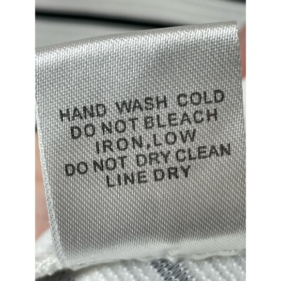 Alice Blue Stitch Fix Fit Flare Dress Mini White Black Stripe Size Medium - Picture 5 of 5